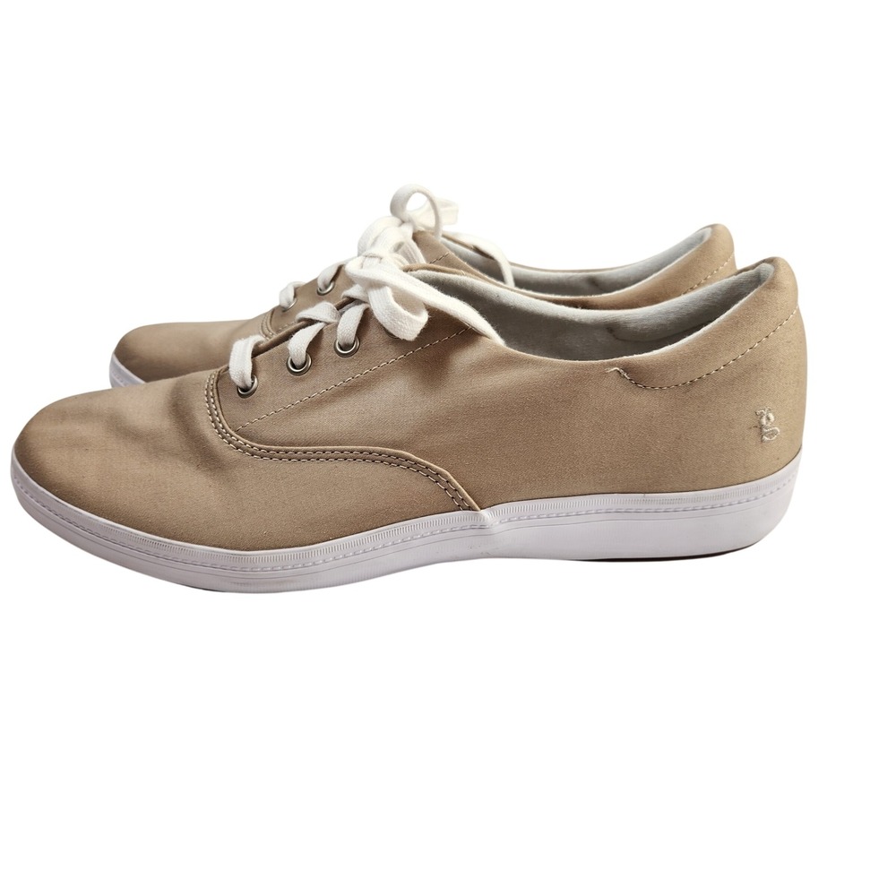 Grasshoppers Ortholite Tan Canvas Lace Up Sneakers Women's Size 11 N - Picture 5 of 10